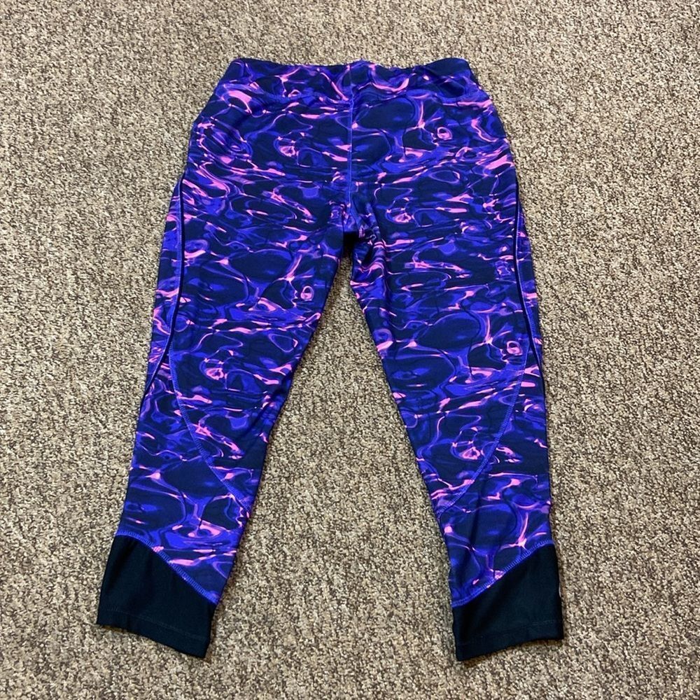 Avía Purple and Pink Leggings Yoga Women’s Size M